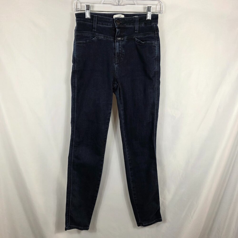 Closed Jeans Skinny Pusher Women's Size 27 Dark Wash